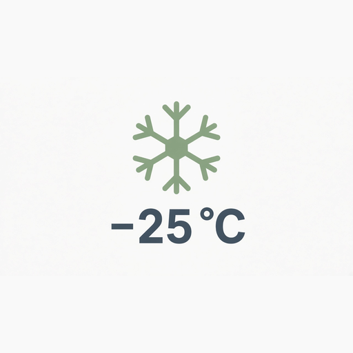 Toimii paukkupakkasilla, −25 °C